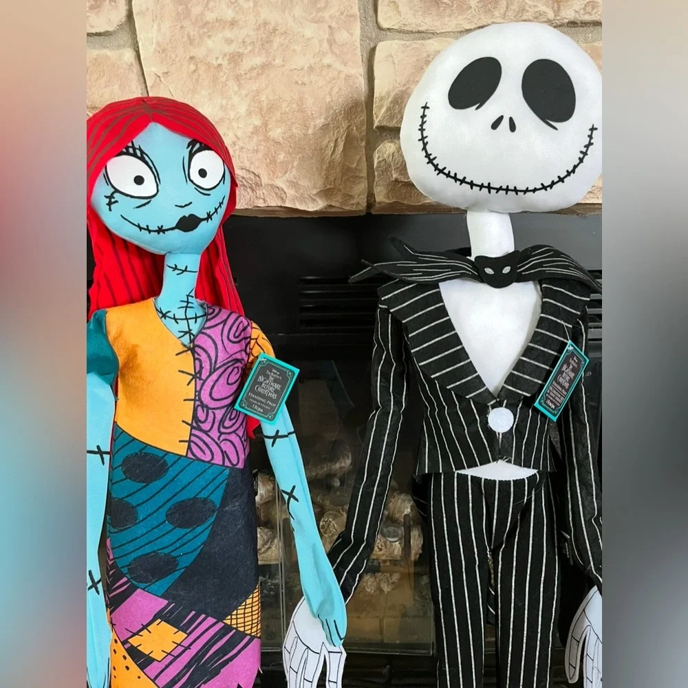 New Disney Jack Skellington and Sally Nightmare Before Christmas Standup Greeter - Picture 4 of 10